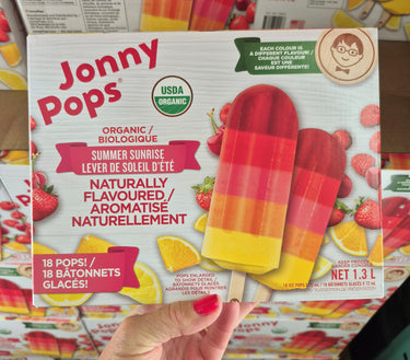 Organic Jonny Pops Summer Sunrise Frozen Pops - 1 x 1.2 Kilos